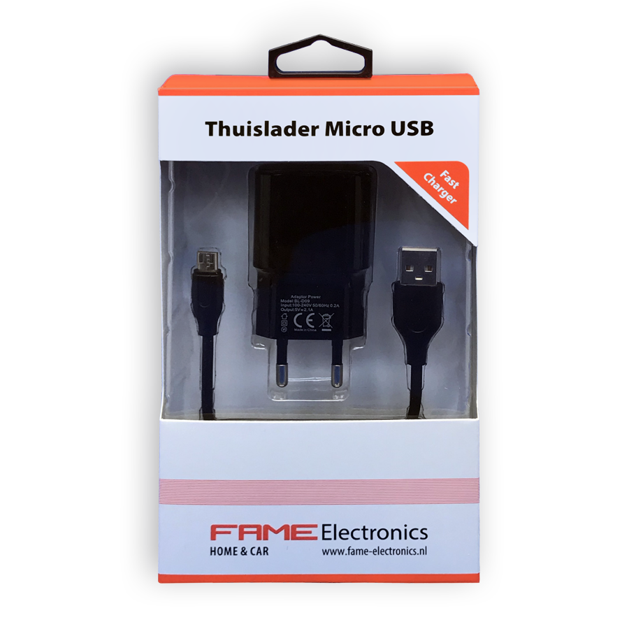Fame Electronics Thuislader Micro USB