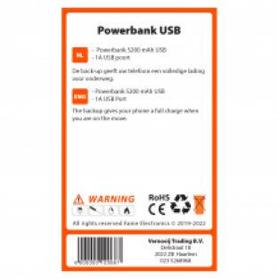 Fame Electronics Powerbank 5200mAh