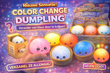 NEW!! 48x COLOR CHANGE Squeezy Surprise Dumplings