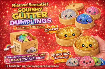48x GLITTER Squeezy Surprise Dumplings